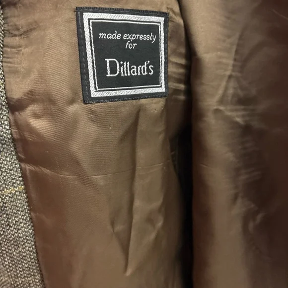 Vintage Polo Ralph Lauren Blazer Mens 40R Brown Wool Check Tweed Sport Coat - Picture 11 of 15